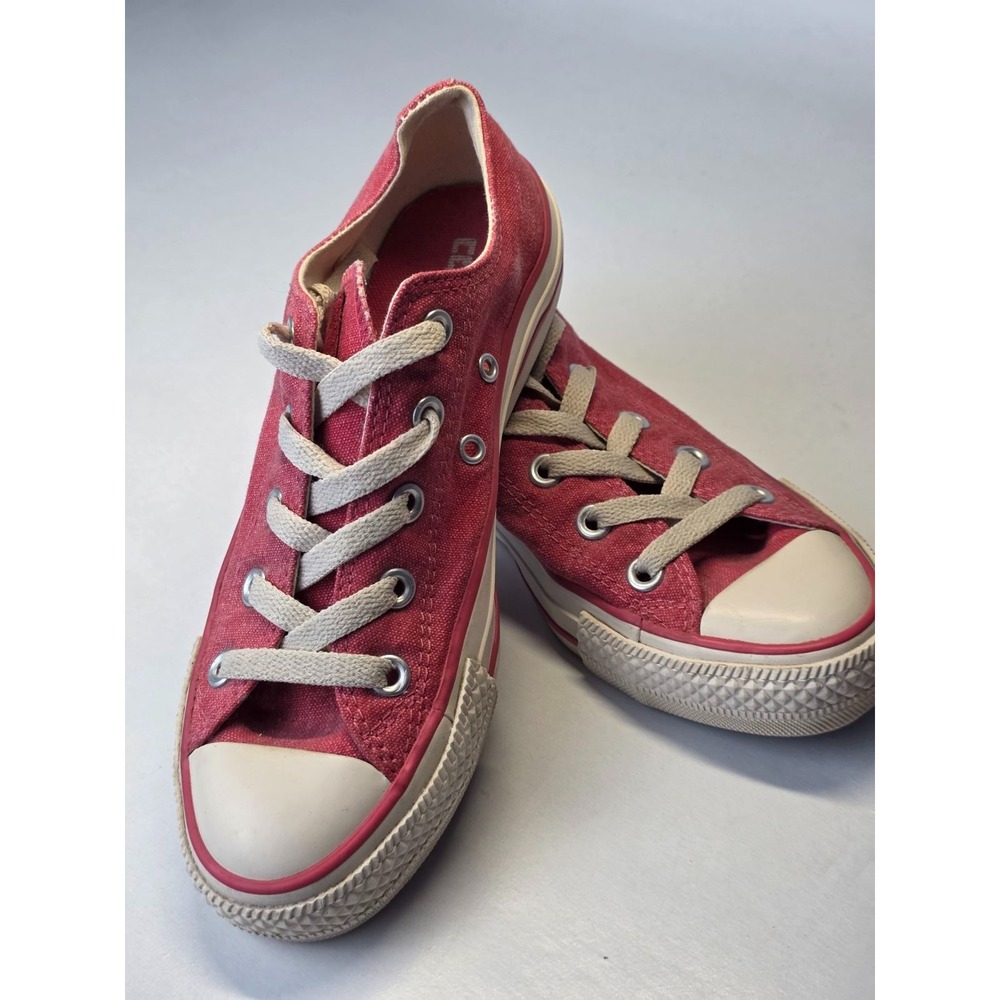 Converse All Star Men's Sneakers Size 4 Women's Size 6 Pink Red Shoes Early 2011 - Picture 3 of 14